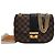 Louis Vuitton Borsa a tracolla Damier Ebene White Argento