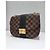 Louis Vuitton Borsa a tracolla Damier Ebene White Argento - vista 5