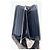 Chanel Langer Geldbeutel aus Chevron-Lammleder Blue Series Blau - Ansicht 6