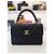Trendy CC Chanel Borsa a tracolla CC Small Gold Chain Black Years Exhibition Grade Nero - vista 3