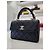 Trendy CC Chanel Borsa a tracolla CC Small Gold Chain Black Years Exhibition Grade Nero - vista 4