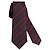Dior Corbata de seda a rayas para hombre Navy Blue Red Azul - Ansicht 2