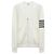 Thom Browne Diagonal Armband Milano Cardigan Weiß - Ansicht 6