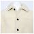 Prada Giacca Mustang in pelle e shearling da uomo Bianco - vista 2