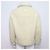 Prada Giacca Mustang in pelle e shearling da uomo Bianco - vista 4