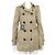 Burberry Gabardina de nailon con cinturón para mujer