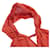 Chanel Foulard scrunchie in cotone rosso da donna - vista 4