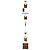 Miu Miu Ivy Mini Leder-Tote-Bag Cognac stamp - Ansicht 2