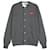 Comme Des Garcons Strickjacke Red Heart Grau AX Braun