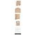 Comme Des Garcons Strickjacke mit V-Ausschnitt und schwarzem Herz Beige - Ansicht 3