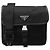 Prada Borsa a tracolla in pelle Saffiano e nylon nero
