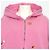 Balenciaga Chaqueta con capucha con cremallera de algodón para mujer Rosa - vista 2