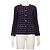 Chanel Giacca in tweed multicolore blu navy da donna Season