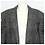 Saint Laurent Houndstooth Check Wool Blend Women's Coat Jacket - view 2