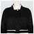 Chanel Cappotto lungo con zip in raso nero - vista 2
