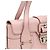 Salvatore Ferragamo Borsa Tote e Borsa a Spalla Gancini Lock Rosa - vista 5