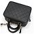 Vanity Chanel Borsa porta cosmetici con manico superiore e tracolla nera Nero - vista 4