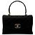 Chanel Season Coco Handle Top Handle Chain Lettering Black Series Nero