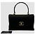 Chanel Season Coco Handle Top Handle Chain Lettering Black Series Nero - vista 3