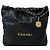 Chanel Borsa trapuntata nera media Nero