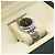 Rolex Relógio Oyster Perpetual de aço para mulher com mostrador preto - vista 6