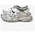 Balenciaga Sandali Track Argento Taglia - vista 3