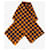 Louis Vuitton Sciarpa a quadri arancione - vista 2