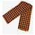 Louis Vuitton Sciarpa a quadri arancione - vista 3