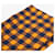 Louis Vuitton Sciarpa a quadri arancione - vista 6