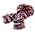 Louis Vuitton Sciarpa Rosa Viola Nera  - vista 1
