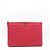 Chanel Clutch Boy Medium in agnello Rosa - vista 2