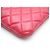 Chanel Clutch Boy Medium in agnello Rosa - vista 6