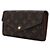 Louis Vuitton Monogram Sarah Long Wallet Braun - Ansicht 3