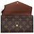 Louis Vuitton Monogram Sarah Long Wallet Braun - Ansicht 7