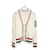 Thom Browne Zopfstrick-Cardigan Weiß