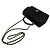 Chanel Nuova Mini Borsa con flap e manico in pelle di agnello nera Nero - vista 6