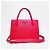 Prada Borsa Tote Monocromatica in Saffiano Rosso con tracolla - vista 2