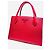 Prada Borsa Tote Monocromatica in Saffiano Rosso con tracolla - vista 7