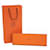 Hermès Cravatta Duo Arancione  - vista 11