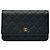 Chanel Borsa a tracolla WOC Classic Caviar Nera con finiture dorate Nero - vista 2