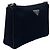 Prada Borsa a tracolla multi tasche in nylon Saffiano Nero - vista 2