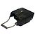 Chanel Borsa a tracolla media in caviar nero - vista 6