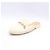 Chanel Mule Bluffer da donna in agnello trapuntato con logo CC e catena Bianco - vista 2