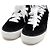 Chanel Sneaker in suede e velluto nero da donna - vista 5