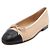 Chanel Ballerine bicolore beige Marrone - vista 2