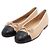 Chanel Ballerine bicolore beige Marrone - vista 3