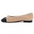 Chanel Ballerine bicolore beige Marrone - vista 4