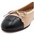 Chanel Ballerine bicolore beige Marrone - vista 8