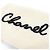 Chanel Sciarpa in cashmere beige con logo con scritte Marrone - vista 2