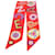 Hermès  Foulard di seta Twilly Rosso  - vista 2